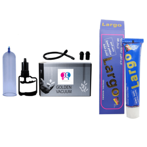 دستگاه بادکش روناس+ کرم حجم دهنده لارگو اورجینال